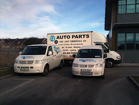 CJ Autoparts have two service vans doing deliveries to customers, which saves them time in having to travel to pick up the parts.)